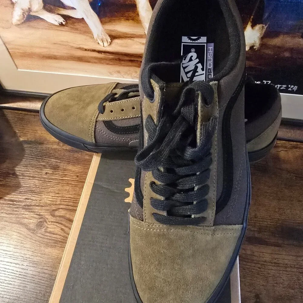 Men’s Vans BMX Old Skool Low Coal Brown Mens Shoes VN000D3MEMP RARE size 12 US - Picture 2 of 11